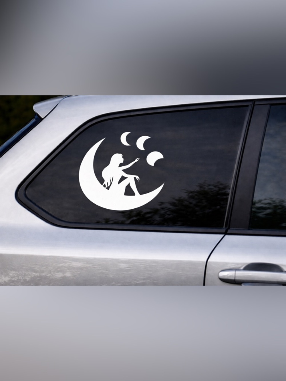 🔥5/$35🔥 Woman on the Moon | Celestial Vinyl Decal